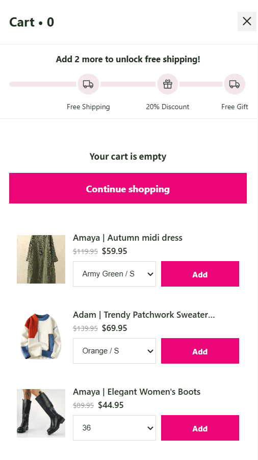 AmImA Cart Drawer