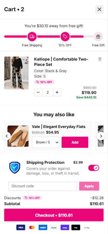 AmImA Cart Drawer screenshot 2